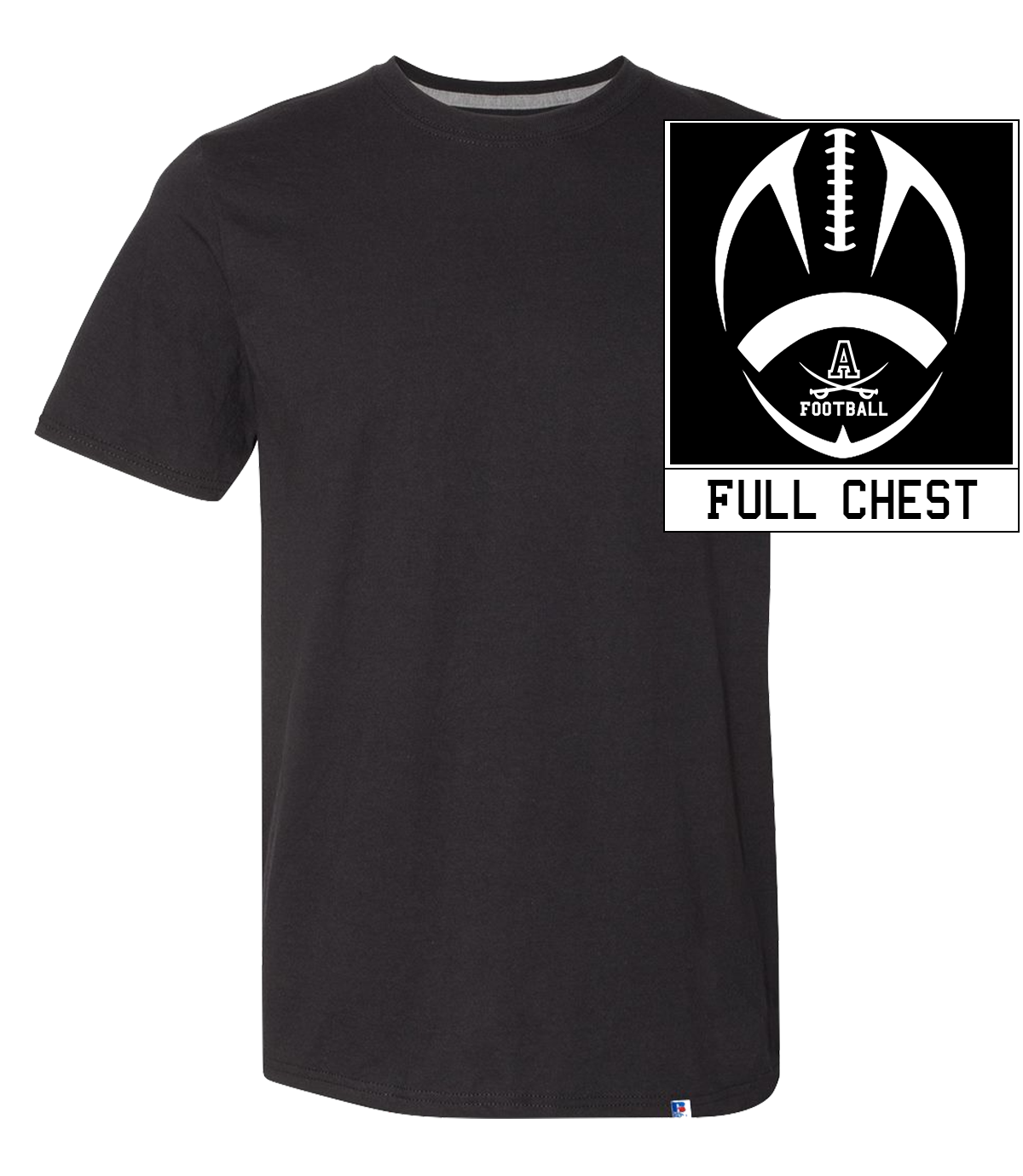 Russell 60/40 Performance Tee