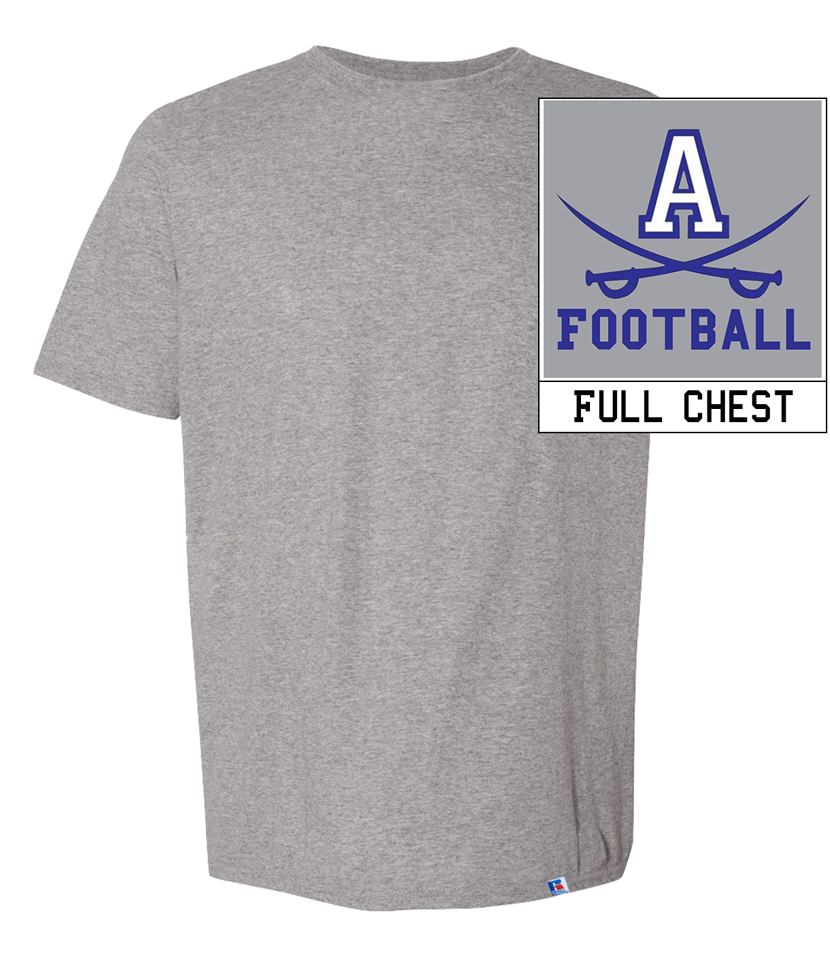 Russell 60/40 Performance Tee