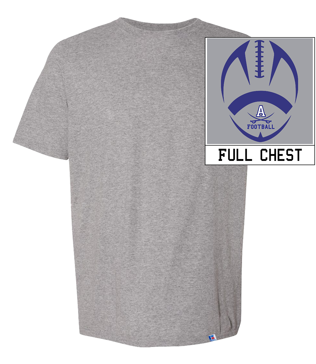 Russell 60/40 Performance Tee