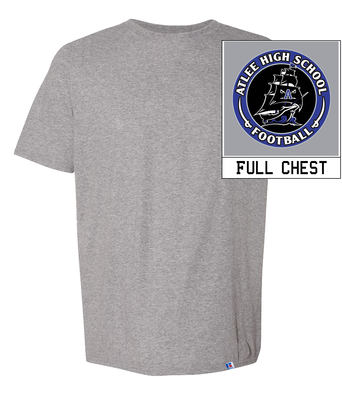 Russell 60/40 Performance Tee