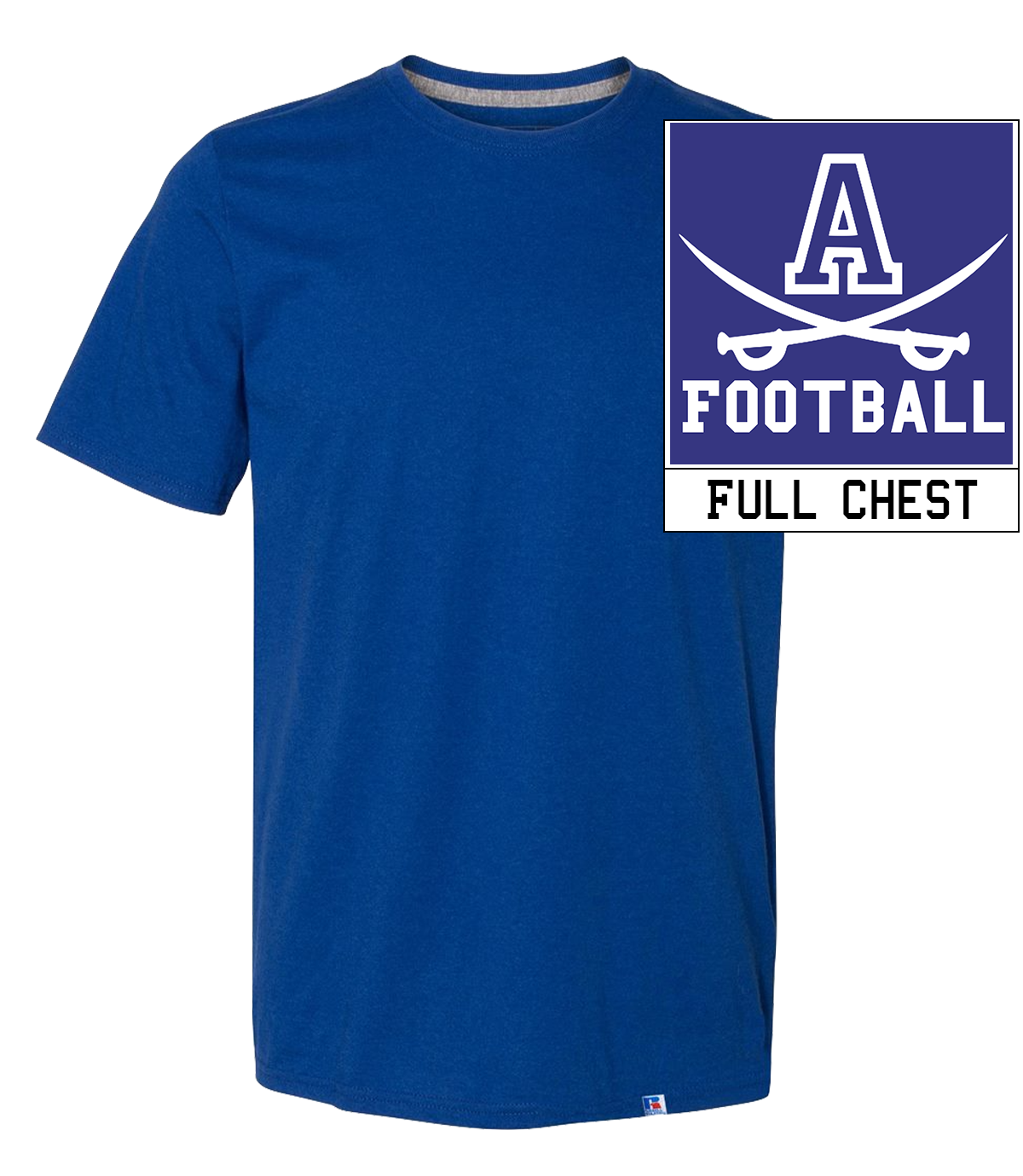 Russell 60/40 Performance Tee