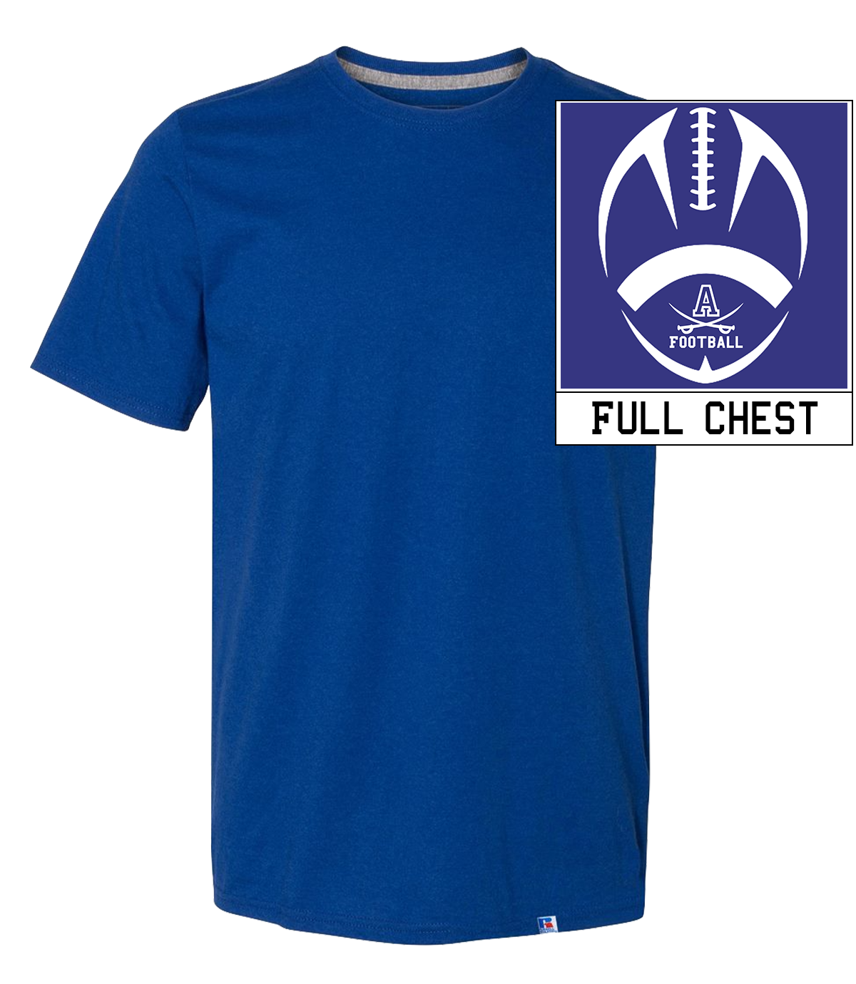 Russell 60/40 Performance Tee