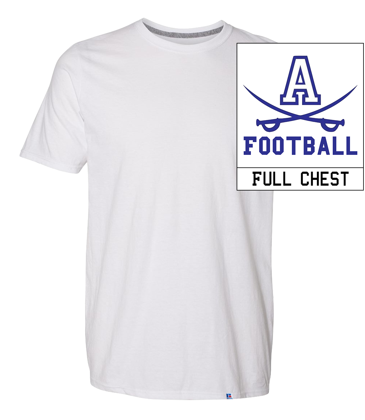Russell 60/40 Performance Tee