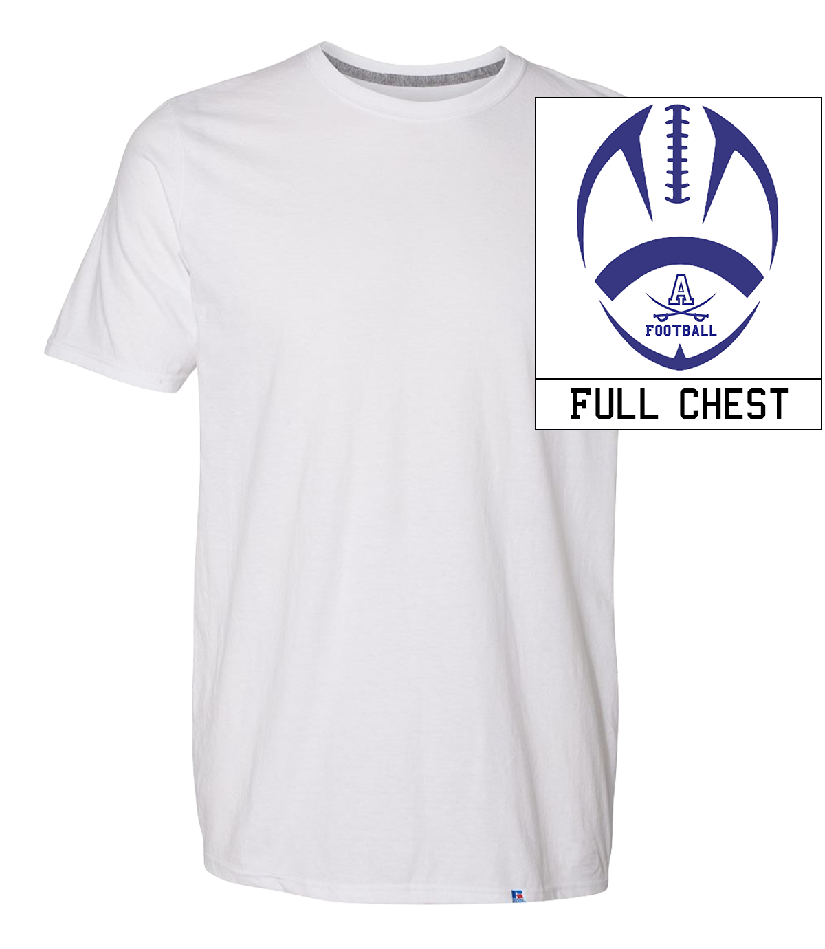 Russell 60/40 Performance Tee