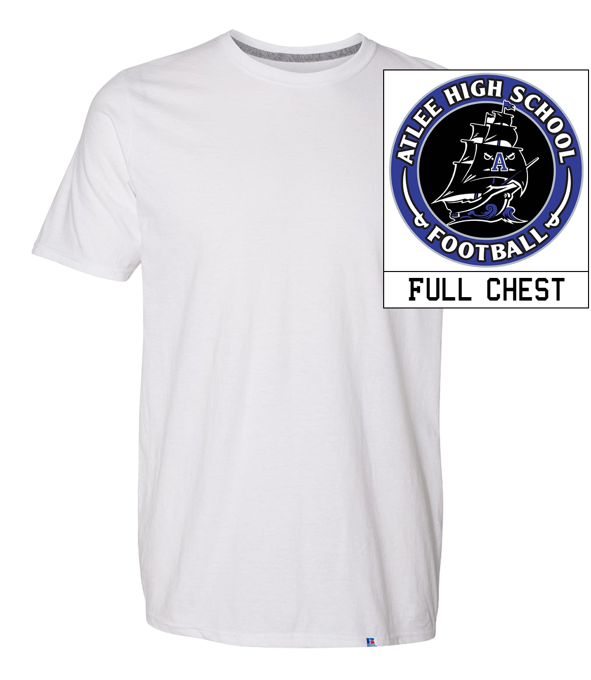 Russell 60/40 Performance Tee