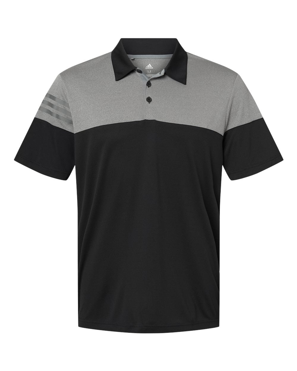 Adidas Heathered 3-Stripes Colorblocked Polo (A213)