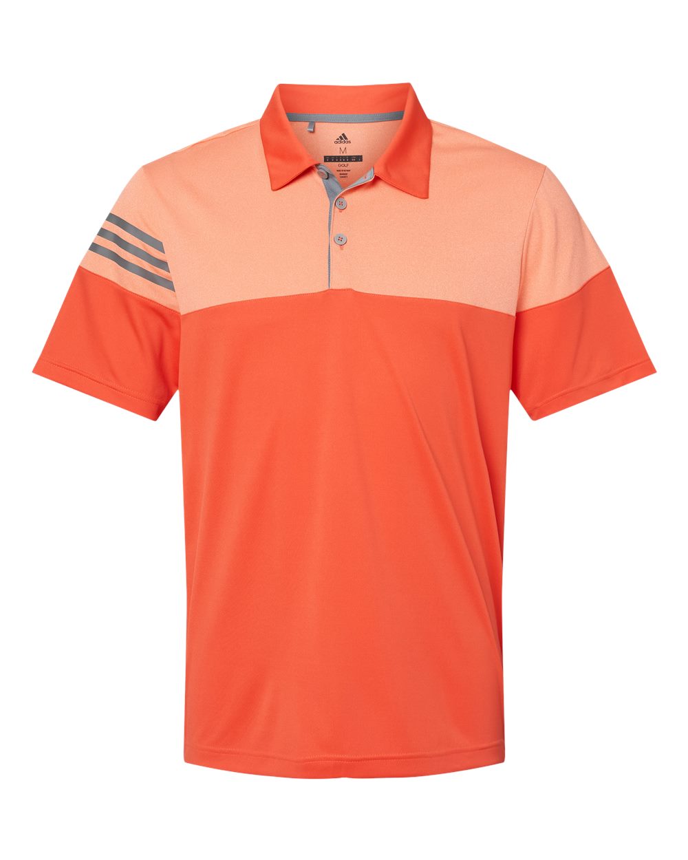 Adidas Heathered 3-Stripes Colorblocked Polo (A213)