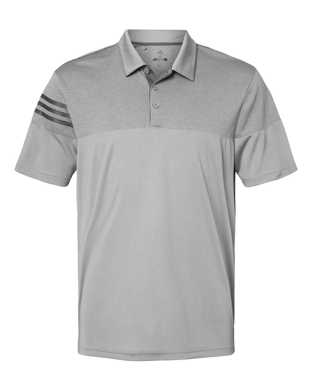 Adidas Heathered 3-Stripes Colorblocked Polo (A213)