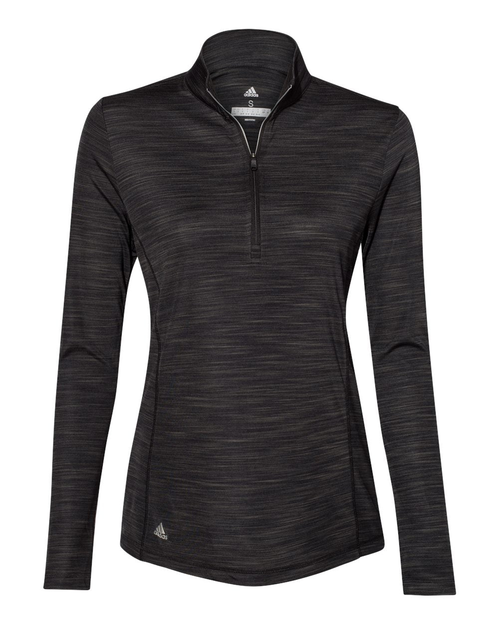 Adidas Ladies Lightweight Mélange 1/4 Zip (A476)