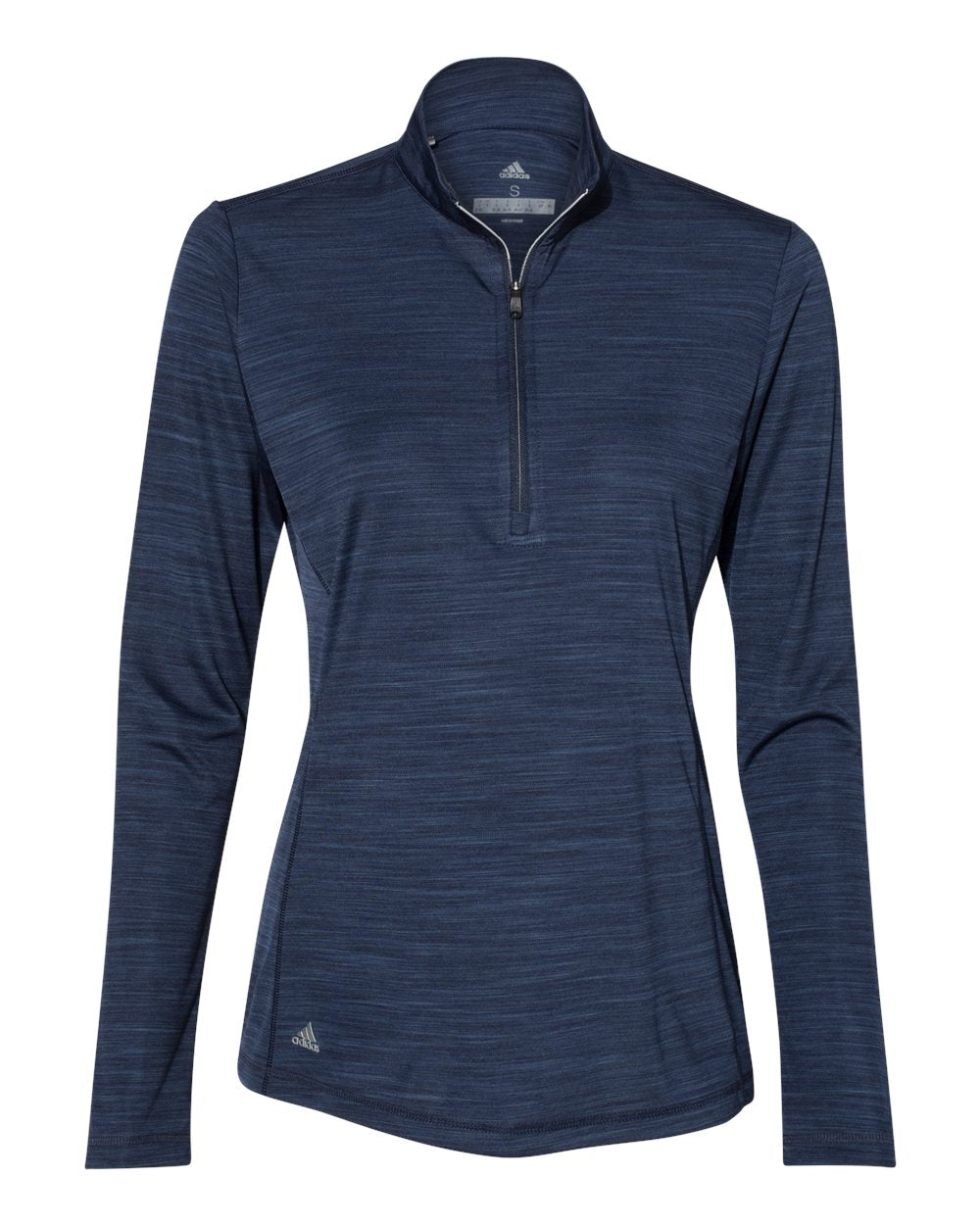 Adidas Ladies Lightweight Mélange 1/4 Zip (A476)