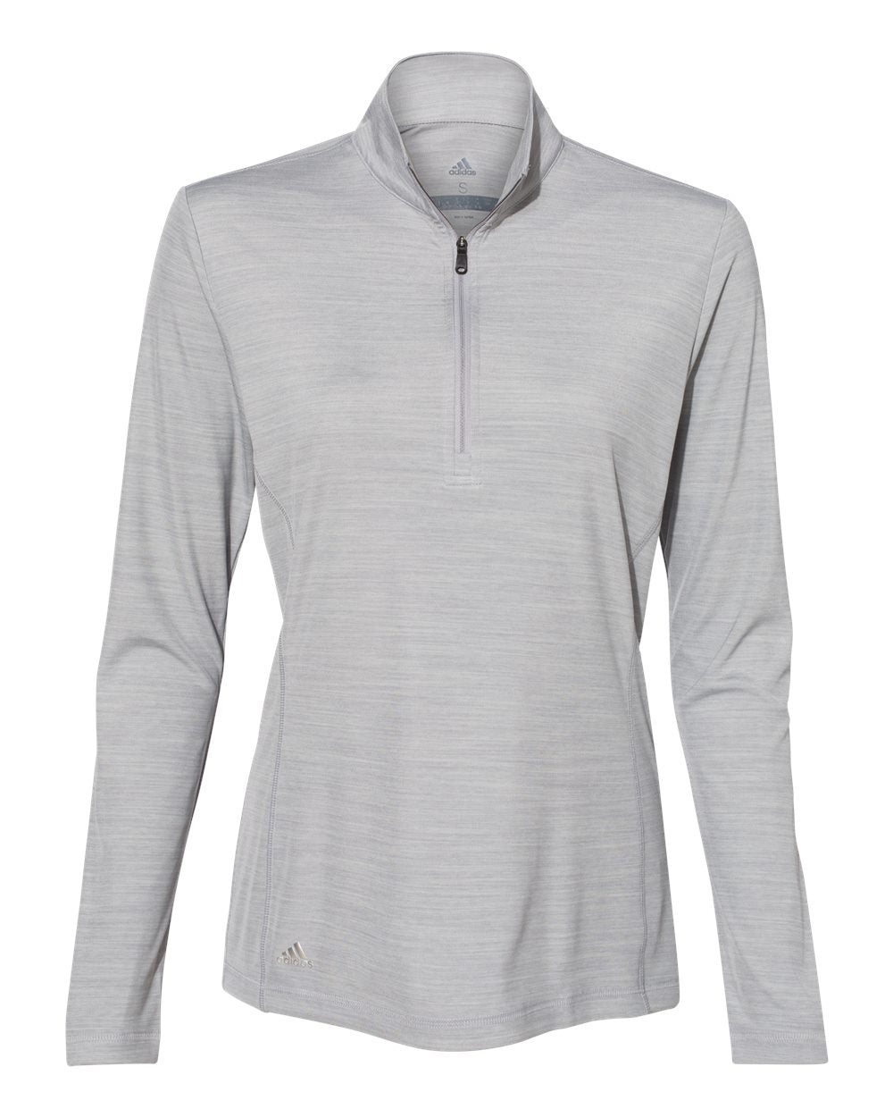 Adidas Ladies Lightweight Mélange 1/4 Zip (A476)