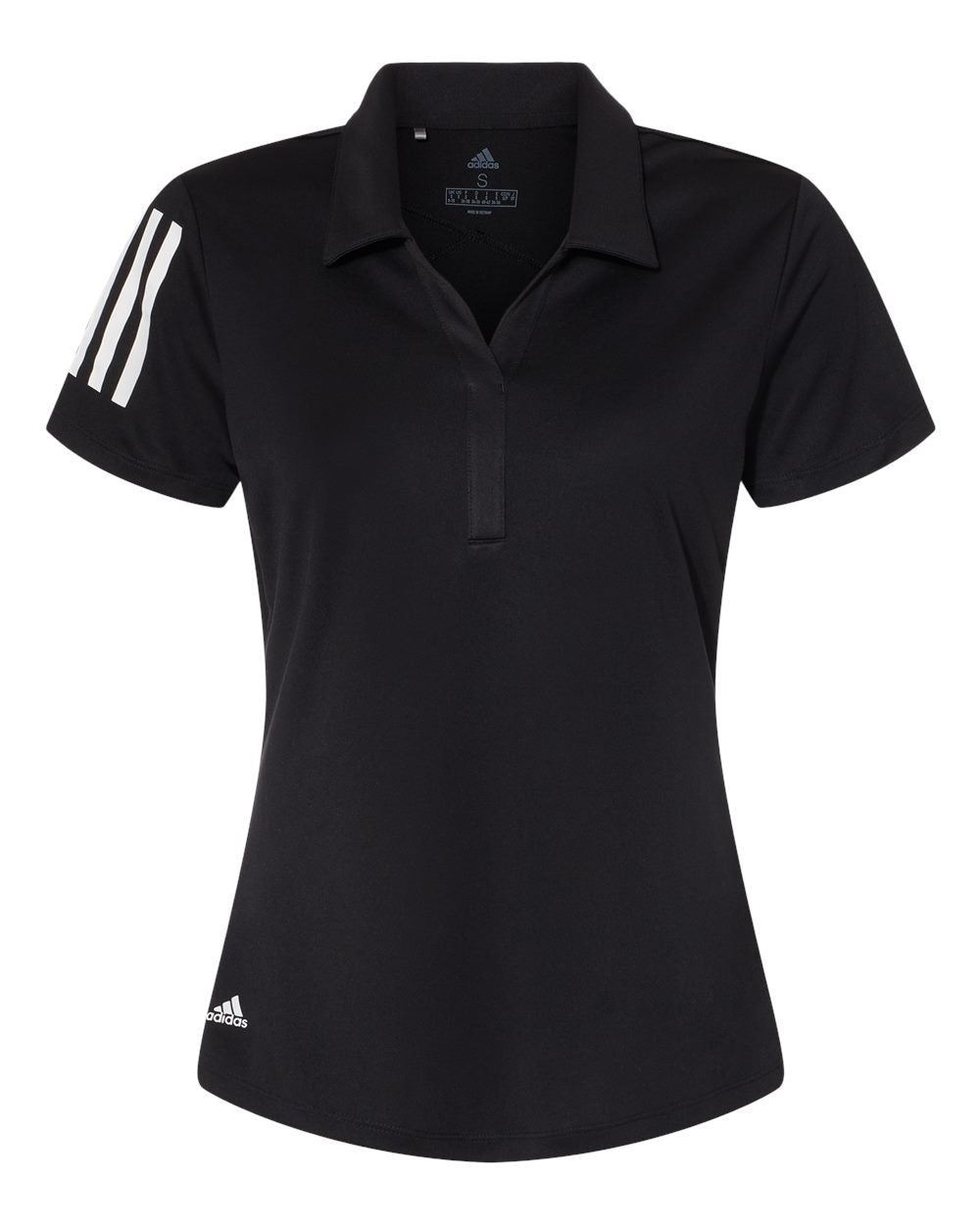 Adidas Ladies Floating 3-Stripes Polo (A481)