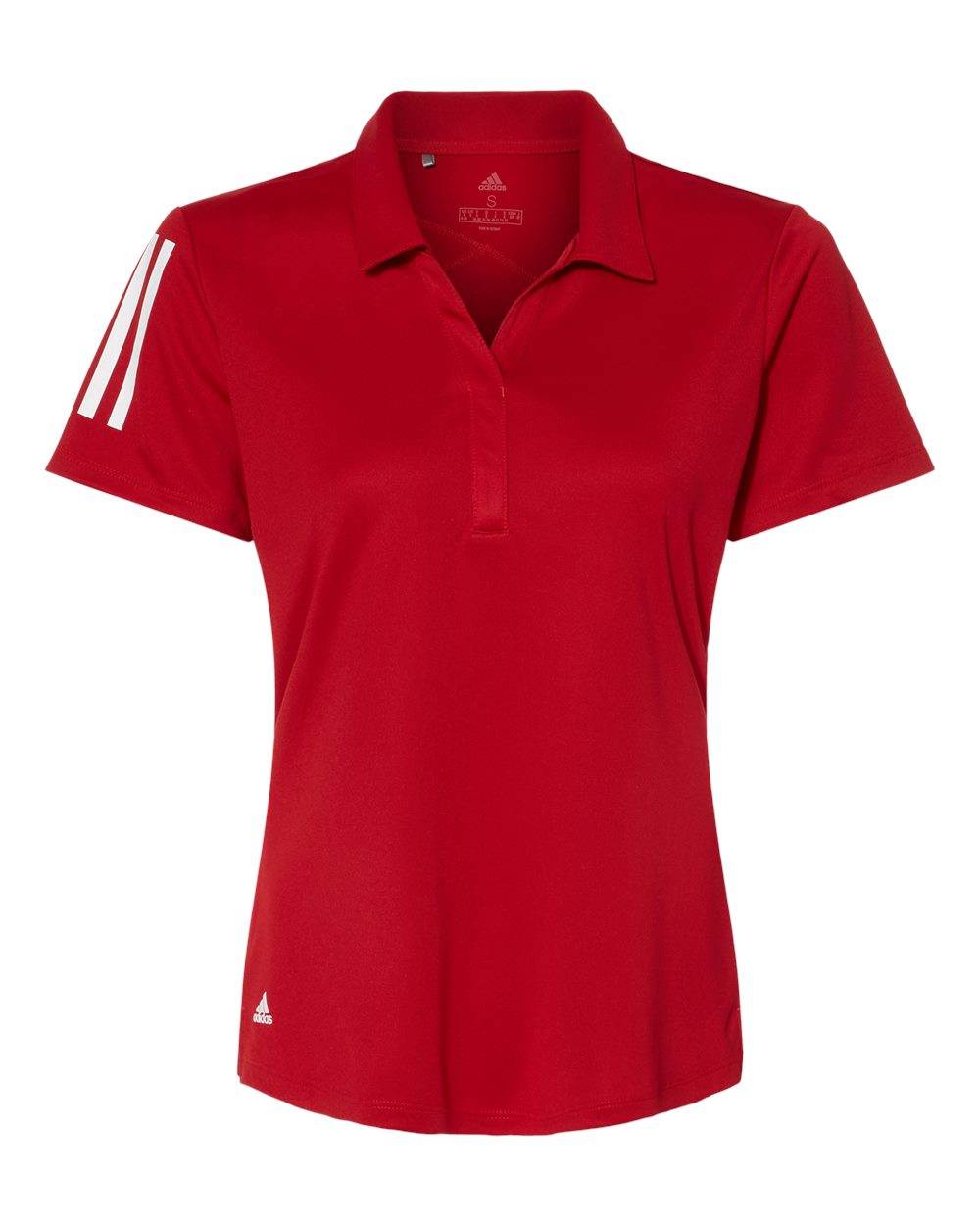 Adidas Ladies Floating 3-Stripes Polo (A481)