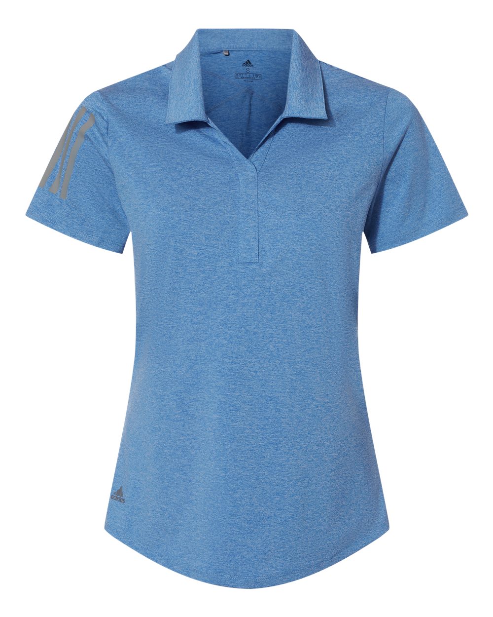 Adidas Ladies Floating 3-Stripes Polo (A481)