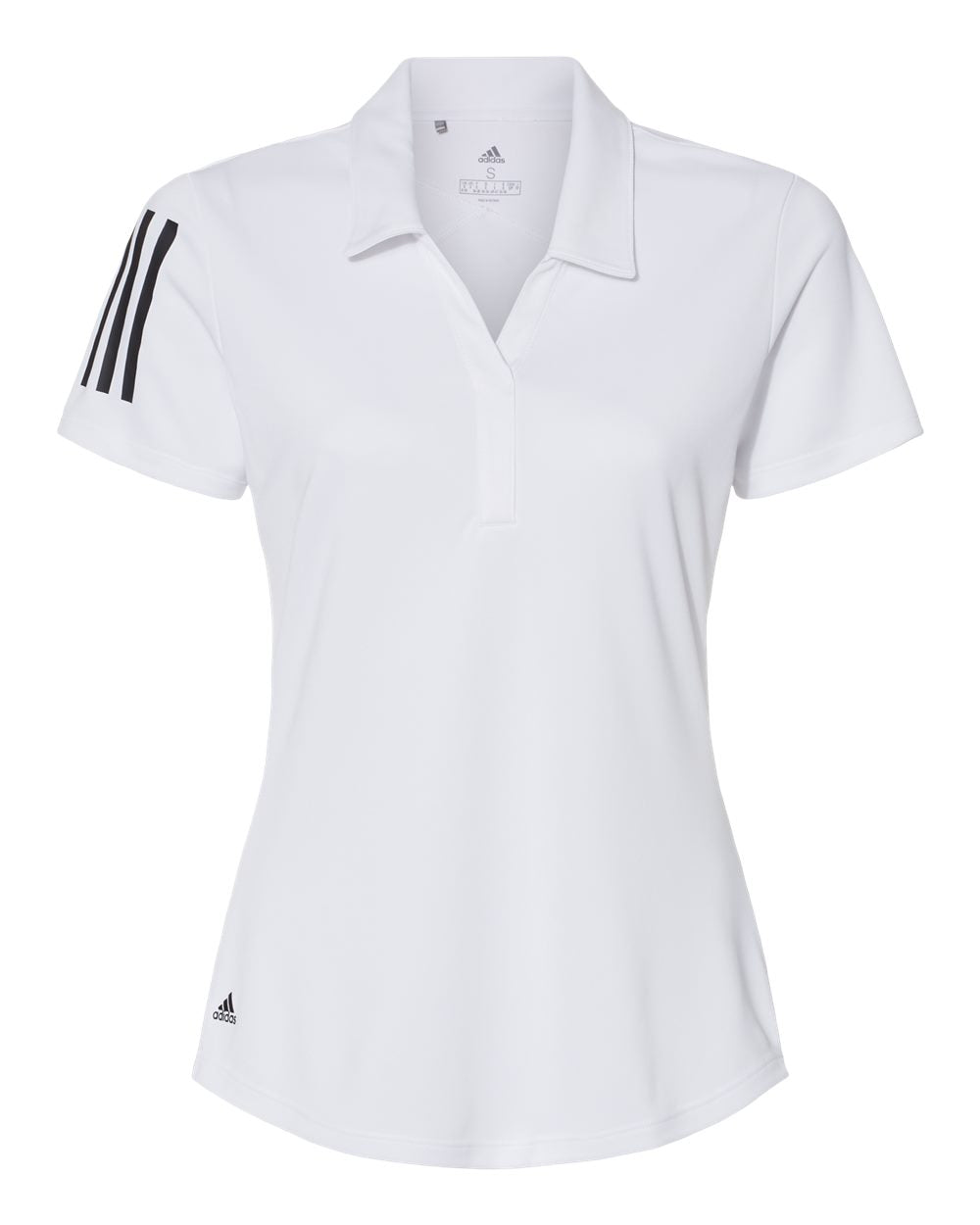 Adidas Ladies Floating 3-Stripes Polo (A481)