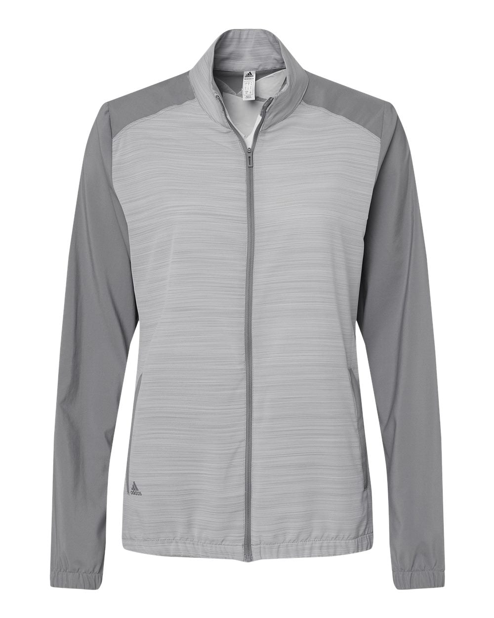 Adidas Ladies Heather Block Full Zip (A547)