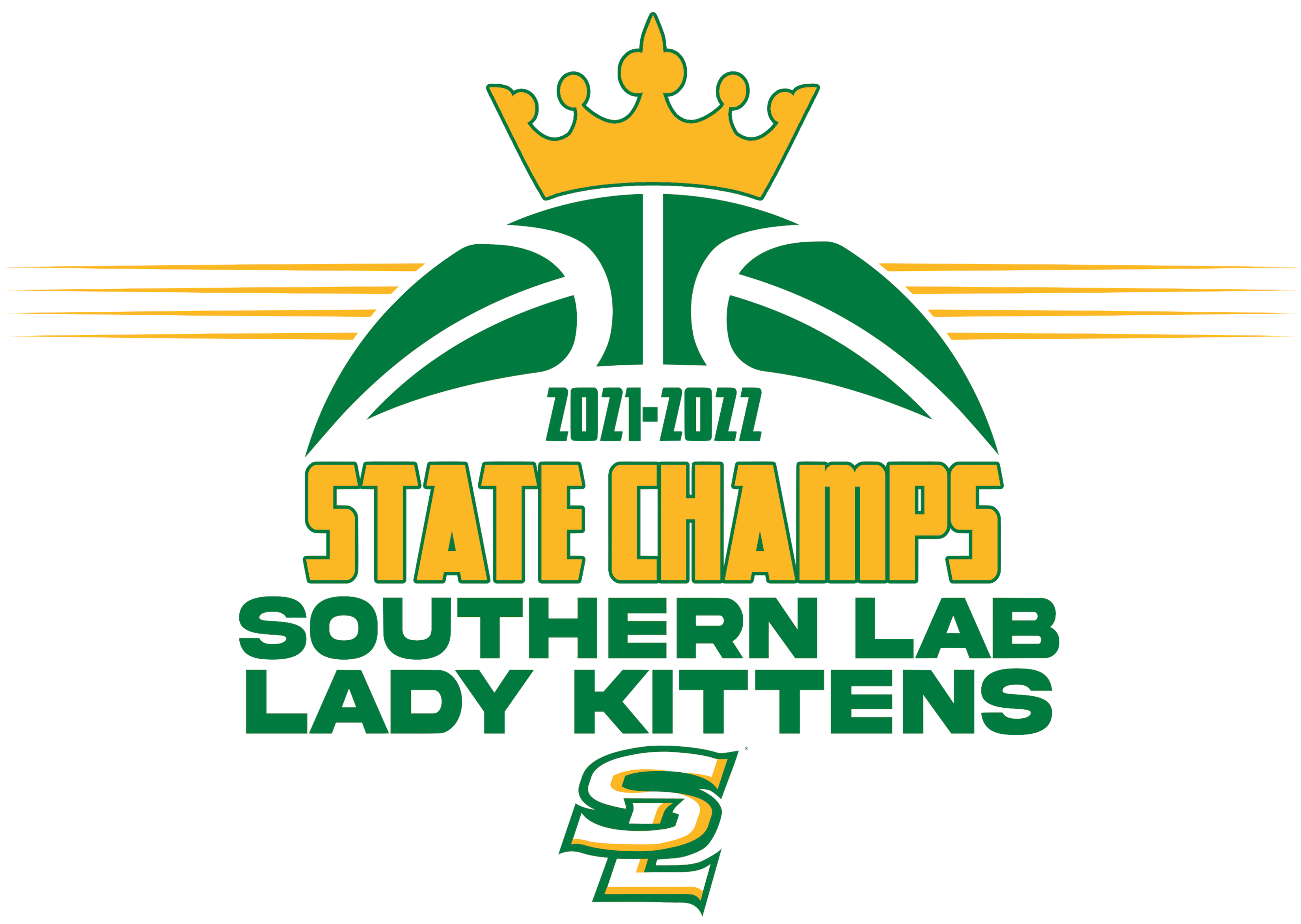 Lady Kittens - Retro Crown & Basketball